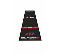 WINMAU Darts Mat - Pro Zone Precision Blade 6 Soft Feel Dart Mat with Raised Integrated Oche Line for Steel Tip - Floor Protection for Dart Board