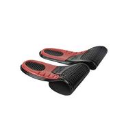 Pro11 wellbeing Massaging Series Orthotic Insoles with Strong Arch Support for Active feet Impact Cushioning for Heel, Knees and Ankles Sole-Shape Design (8-13 Mens) Blue