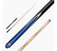 PRO147 Jester 3/4 Joint Snooker and Pool Cue with 9.3mm Pro Layered Tip, Blue