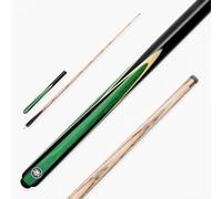 PRO147 Jester 3/4 Joint Snooker and Pool Cue with 9.3mm Pro Layered Tip, Green