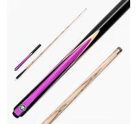 PRO147 Jester 3/4 Joint Snooker and Pool Cue with 9.3mm Pro Layered Tip, Purple