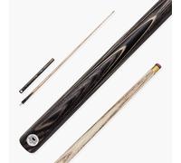 PRO147 Pearl Series 57 Inch Hand Spliced 3/4 Jointed Snooker Pool Cue with 9.5mm Pro Red Leather Tip (D)