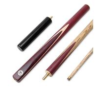 PRO147 PHAT Purple Heart 3/4 Jointed Heavy Weight Snooker Cue with 9.8mm Tip and Mini Butt Extension
