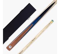 PRO147 Pro Match 57 Inch 2 Piece Centre Joint Snooker Pool Cue and Case Set 9.5mm Tip with Black Attache Hard Case (Sapphire Cue with Hard Case)