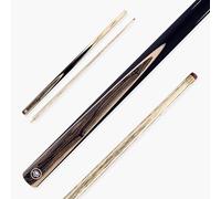 PRO147 Sherwood 57 Inch 2 Piece Snooker and Pool Cue with 9.5mm Red Layered Professional Tip (Cue Only)