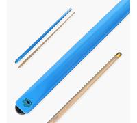 PRO147 SKY BLUE Butt 2 Piece Centre Joint Snooker Pool Cue with 9.5mm Tip