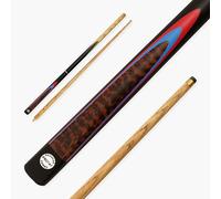 PRO147 Snakewood 3pc Snooker Pool Cue 57 Inch with Matching Ash Grain and 9.5mm Tip