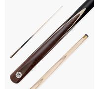 PRO147 Trident 57 Inch 1 Piece Hand Spliced Ash Snooker and Pool Cue with 9.5mm Tip (Brown)