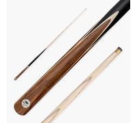 PRO147 Trident 57 Inch 1 Piece Hand Spliced Ash Snooker and Pool Cue with 9.5mm Tip (Woodgrain)