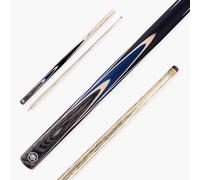 PRO147 Vortex 57 Inch 2 Piece Snooker and Pool Cue with 9.5mm Red Layered Professional Tip (Blue Cue Only)