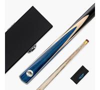 PRO147 Windser 2 Piece Snooker Pool Cue & Hard Case Set with 9.5mm Tip | Ideal for Aspiring Players, Tip Shaped and Ready for Play, Highly Portable, Protective Case for Transport, Towel to Clean Cue