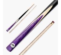 PRO147 WINDSER 57 Inch 2 Piece Centre Joint Ash Snooker Pool Cue with 9.5mm Tip (Purple)