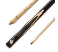 PRO147 WINDSOR 57 Inch 2 Piece Centre Joint Ash Snooker Pool Cue with 9.5mm Tip (Grey)