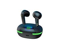 Pro80 8D Sound Quality Open Cover Even Headset Cool Black 5.1 Binaural Call Bilateral Stereo Voice Control Support MusicElectricity Display (Black, 6.2x4.2cm)
