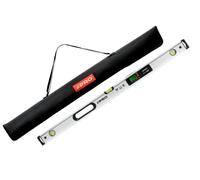 PRO900 Magnetic Digital Level 40-inch(100cm) with 2 LCD Screens and Carrying Bag Included - 19 Measurements Memory Space - IP65 Rating - Elastomer Caps with High Energy Absorption