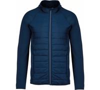 Proact Men's Dual Material Sports Padded Jacket in Navy | Size: Large Proact Navy L