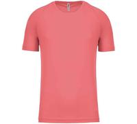 Proact Men's Performance Short-Sleeved T-Shirt in Coral | Size: XL Proact Coral XL