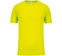 Proact Men's Performance Short-Sleeved T-Shirt in Yellow | Size: Medium Proact Yellow M