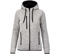 Proact Womens/Ladies Heather Hooded Jacket PC3540