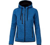 Proact Womens/Ladies Heather Hooded Jacket PC3540