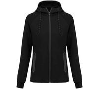 Proact Women's Performance Hooded Jacket in Black | Size: 14 Proact Black 14