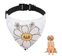 Proactive: No Bad Days Dog Bandana with Adjustable Strap D Ring Dog Scarf Pet Bibs Triangle Bandanas for Dogs Accessories Puppy Dogs Cats Decor Machine Washable