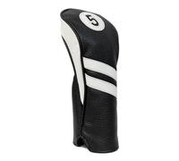 ProActive Sports Vintage Golf Club Head Covers for Fairway Woods| 5 Wood Headcover | Classic Leather Look | Black/White