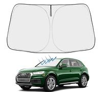 Proadsy 2025 Upgrade Front Windshield Sun Shade Foldable Sunshade Protector Custom Fit 2018-2024 2025 Audi Q5 SQ5 Premium, Premium Plus, Prestige Crossover SUV Winter Accessories