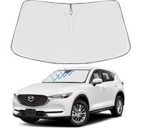 Proadsy 2025 Upgrade Windshield Sun Shade Custom Fit Mazda CX5 CX-5 2017-2024 2025 4-Layer Foldable Front Sunshade Protector Sun Visor Blocks UV Rays Keep Car Cooler