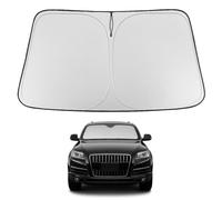 Proadsy 2026 Upgrade Front Windshield Sun Shade Foldable Sunshade Protector Custom Fit 2007-2015 Audi Q7 Accessories