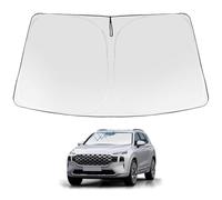 Proadsy Front Windshield Sunshade Foldable Sun Visor Protector Custom Fit 2023 2022 2021 2020 2019 Hyundai Santa Fe, SE, SEL, SEL Plus, Limited, Ultimate Accessories 2024 Upgrade