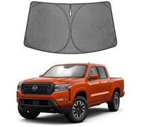 Proadsy Windshield Sun Shade Custom Fit Frontier 2022-2026 Ice Crystal Black Front Window Sunshade UV and Heat Blocker Foldable Visor Keeps Car Cooler for Summer Parking and Daily Use