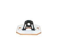 PROAIM 100mm Hi-Hat Bowl Mount with Board for Low-Angle Shots, 100kg/220lb | Mounts in tight spaces where tripods can't fit; use on floors, in cars, on ladders, or anywhere you need low angles