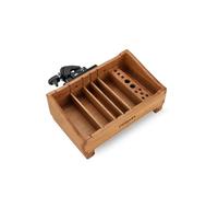 PROAIM Camera Assistant Front Wooden Box for Small Productions/Studio Films. Adjustable Holding Clamp for Mounting. Clamping Range - Flat Surface: up to 25mm, Speed Rails: up to 50mm. (P-CAFB-01)
