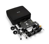 PROAIM Polaris Camera Dolly with Universal Track Ends & Center Support. Supports 200kg (440lb). Includes 75 & 100mm Bowl Adapters. Compatible Track Rail Diameter - 1.5" - 1.98" (DL-PLRS-BG)