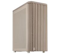 ProArt PA401 Wood Edition Beige Mesh-Panel ATX case, GPU Support for up to 315mm in Length, 240mm Radiator Support, 160x 32mm Fans, Power and Reset Button Lock, Detachable PSU Bracket