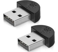 Proaustin 2 Pcs USB 2.0 Mini Microphone, Laptop/Desktop PC Plug and Play for Skype, MSN, Yahoo Recording, YouTube, Google Voice Search and Games