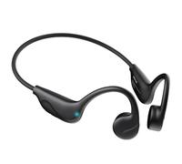 Proaustin Bone Conduction Headphones,Bluetooth V6.0 Bone Conduction Earbuds with Mic,Open Ear Headphones 12Hrs Playtime,Wireless IPX5 Waterproof Sport Headphone for Running (Obsidian Black)