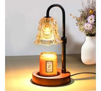 Proaustin HUZAYL Candle Warmer Lamp - Height-Adjustable Wax Melting Warmer Lamp with Timer