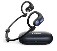 Proaustin Open Ear Headphones, Running Headphones Bluetooth 5.3 Stereo Deep Bass, 55H Playtime, Crystal Clear Calls, Sweat Resistant Sports Headphones for Running, Cycling, Walking（Black）