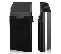 Proaustin ?RFID Card Holder Men with Money Pocket, Minimalist Black Metal Credit Card Holder RFID Blocking, Slim Men's Wallets for Men UK, Pop-Up Aluminum Alloy Wallets