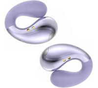 Proaustin Ultra Open Ear Earbuds - Ergonomic Clip-On Earbuds, Bone Conduction Over-The-Ear Headphones with Waterproof Design and Secure Fit for Small Ears, Midnight Black