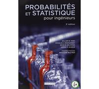 Probabilités et statistique pour ingénieurs, 3e édition