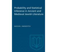 Probability and Statistical Inference in Ancient and Medieval Jewish Literature (Heritage)