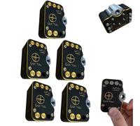 Probability Challenge Roulette 3D Printed Interactive Game Toy, Funny Russian Roulette Pocket Game, Club Trigger Wheel Interactive Drinking Games for Adults Family or Party Nights(5pcs)