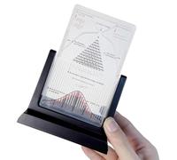Probability Demonstration Galton Board Model, with Bell Curve, Effective Statistical Law Experiment Tool, Inspire Curiosity and Enhance Learning, for Random Distribution