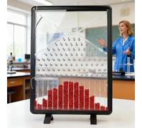 Probability Demonstration Model, Galton Board for Physics Experiments, Easy to Operate, 44.8 x 31.6cm, Demonstrates Randomness and Motion Phenomena