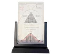 Probability Demonstration Model, Physical Teaching Galton Board with Interactive Bell Curve Design, Effective Statistical Law Demonstration, for Random Distribution
