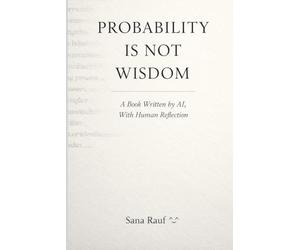 Probability Is Not Wisdom: A Book Written by AI, With Human Reflection