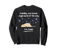 Probably Jingle Some Of The Way Beaver Cute Animal Lover Sweatshirt